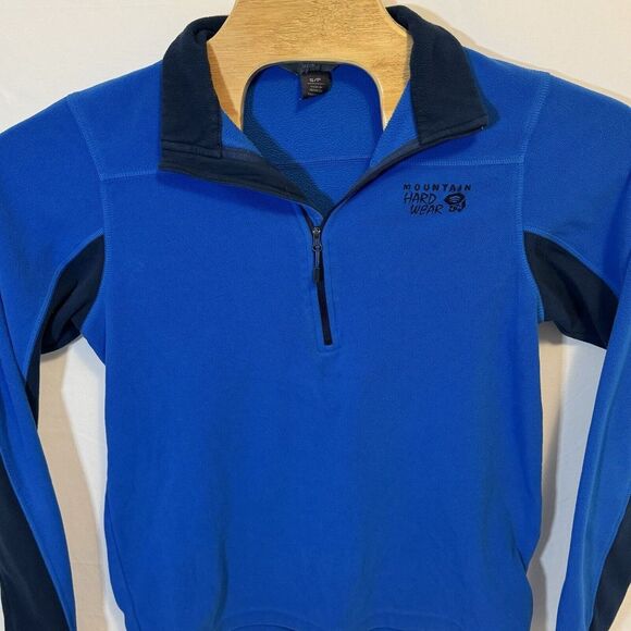 Mountain Hardwear Other - Mountain‎ Hardwear 1/2 Zip Mens Small Pullover Fleece Blue Long Sleeve